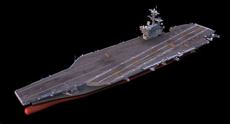 3d model uss aircraft carrier