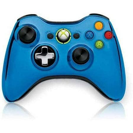 xbox 360 wireless controller - chrome blue - Walmart.com