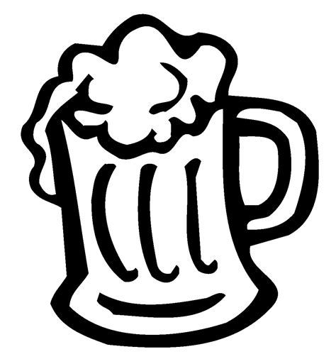 Free Beer Mug Clipart Black And White, Download Free Beer Mug Clipart ...