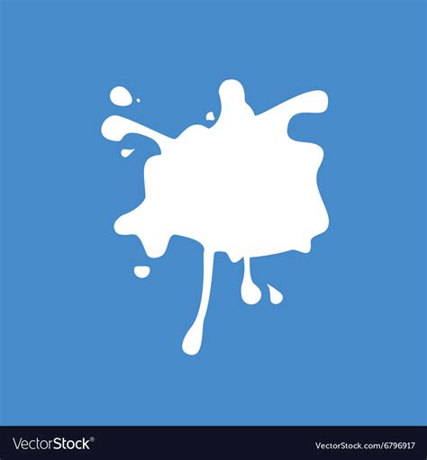 White milk splash Royalty Free Vector Image - VectorStock