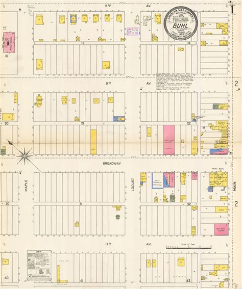 Sanborn Fire Insurance Map from Buhl | Idaho Sanborn Maps