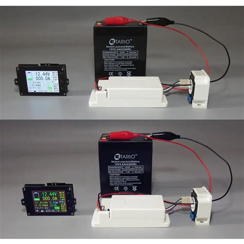 Battery Monitor Meter Wireless DC 120V 100A VOLT AMP AH SOC Remaining ...