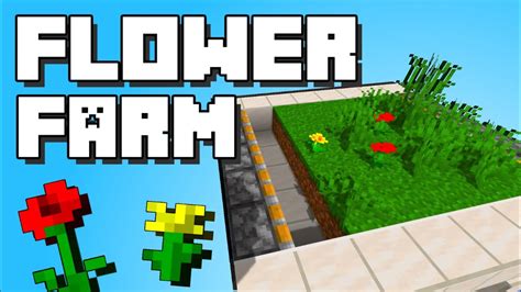 Minecraft: Small Flower Farm [READ DESC] - YouTube