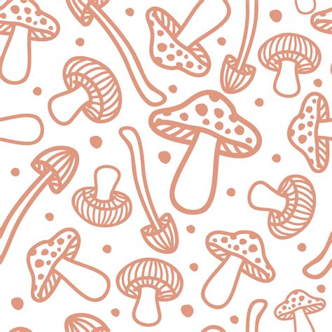 Mushroom Pattern Vector Art, Icons, and Graphics for Free Download