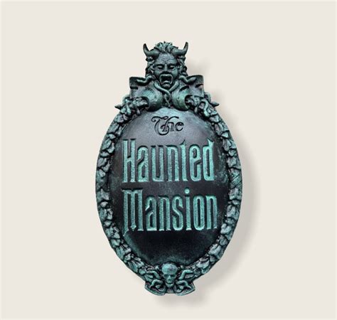 Collectibles Memorabilia Haunted Mansion Plaque etna.com.pe