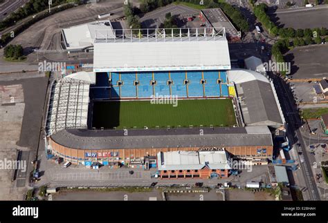 aerial view of Leeds United Elland Road football stadium Stock Photo ...