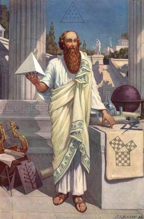 Pythagoras-philosopher and mathematician | Ancient greek philosophers ...