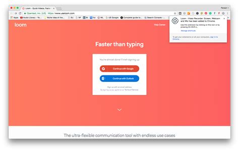 Loom Screen Recorder for Google Chrome on Windows & Mac Computer