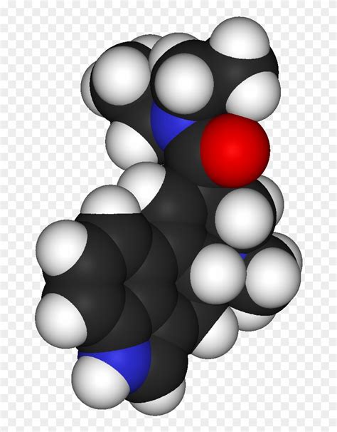 Download Lsd 3d Vdw - Lsd Chemical Structure Clipart Png Download - PikPng