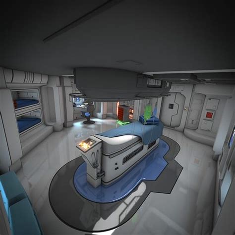 Spaceship Interior HD 3 3D model | CGTrader