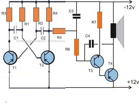 How to Make a Dual Tone Siren Circuit Electronics Project Circuts