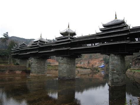 China – Chengyang Bridge in Sanjiang Dong Autonomous County | Covered ...