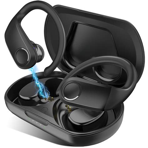 Wireless Earbuds Bluetooth 5.0, True IPX5 Waterproof Headphones Built ...