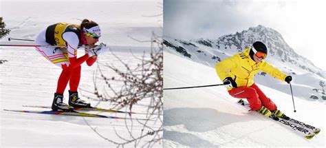 Alpine vs Nordic Downhill Skiing - Nordic Ski Lab