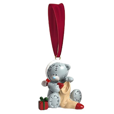 Me to You Bear with Stocking Resin Tree Decoration (G01Q6448) : Me to ...