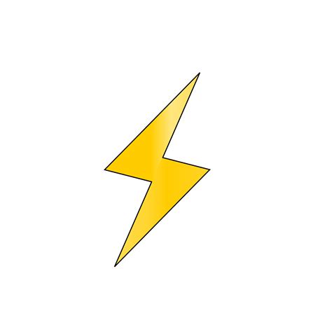 Lightning bolt icon. Lightning bolt vector or clipart. 4263220 Vector ...