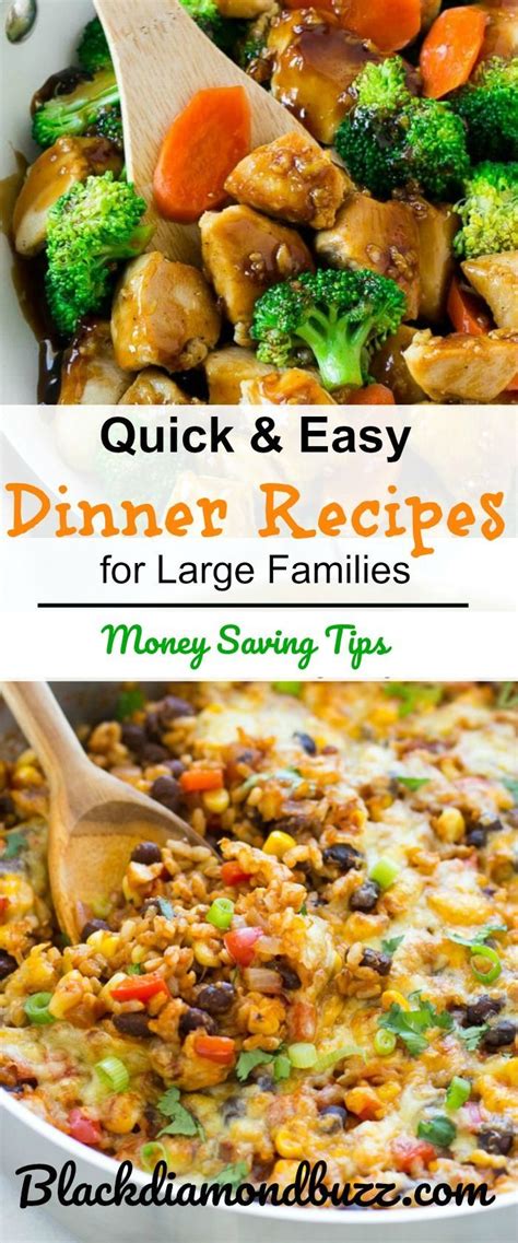 Easy Cheap Dinner Recipes For Family Of 6 These Recipes Are So Good You ...