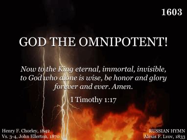 GOD THE OMNIPOTENT | R. J. Stevens Music