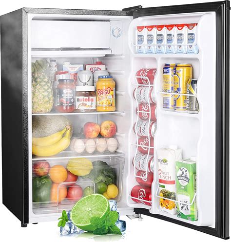 Buy Mini Fridge with Freezer 3.2 Cu.Ft, Single Door Mini Fridge ...