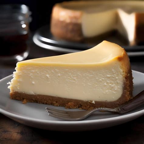 Premium AI Image | Classic New York Cheesecake A rich and creamy ...