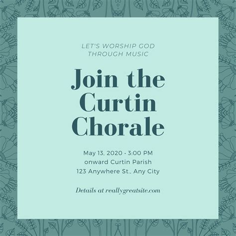 Church Invitation Templates