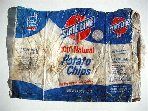 Old State Line Potato Chips .. I'm in heaven. Came in 5 and 10 cent ...