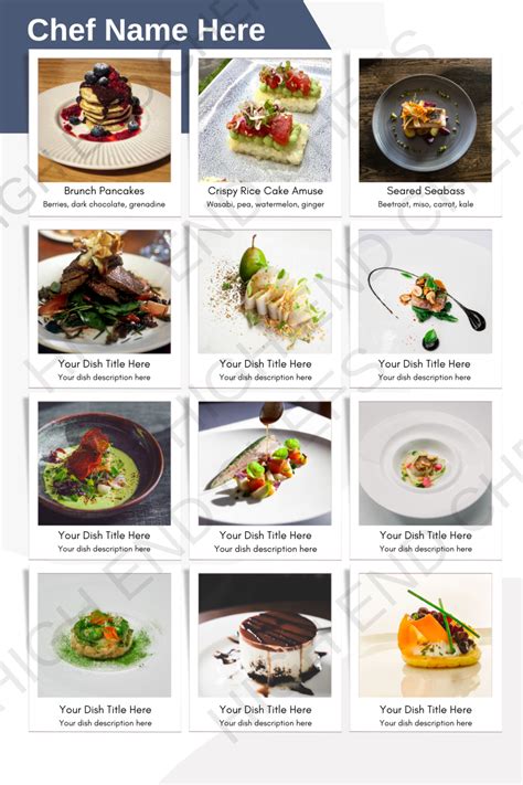 How To Create A Chef Portfolio