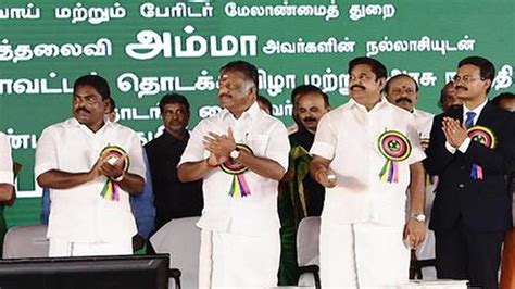 Palaniswami inaugurates Chengalpattu district - The Hindu