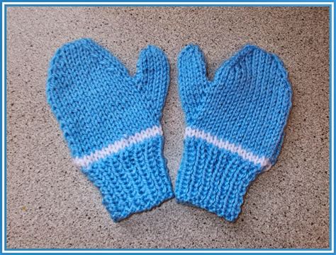 Two Needle Mittens Free Knitting Pattern - Mikes Nature