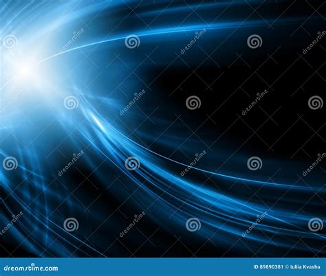 Blue Blur Abstract Background Stock Illustration - Illustration of soft ...