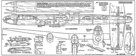 Avro Lancaster Plans Free Download - AeroFred.com - Download and Share ...