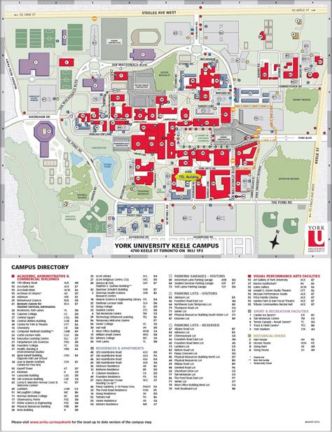 York University Campus Map