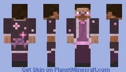 Cherry Blossom Steve Minecraft Skin