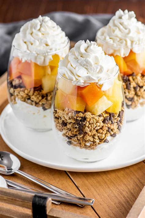 Tropical Fruit Parfaits - Homemade Hooplah