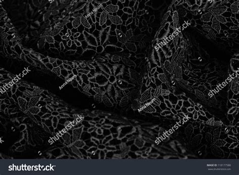 Black Lace Background Stock Photo 118177588 : Shutterstock