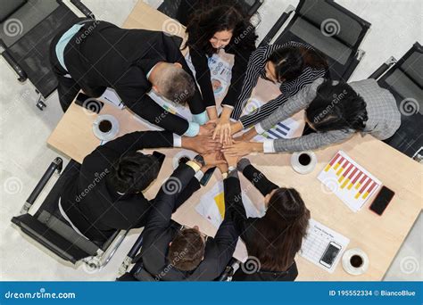 Happy Business People Celebrate Teamwork Success Stock Photo - Image of ...