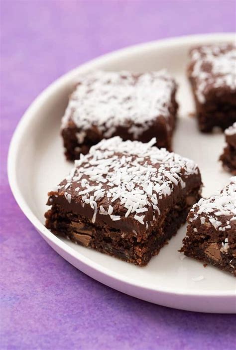 Chocolate coconut slice – Artofit