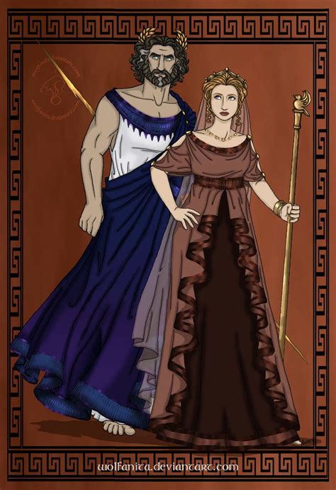 Preview Zeus and Hera by wolfanita.deviantart.com on @DeviantArt | Zeus ...