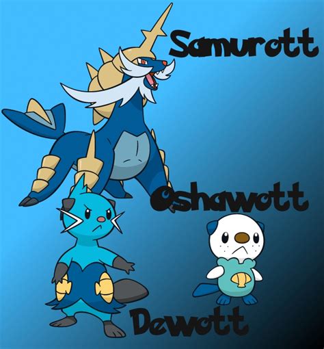 Oshawott and Evos' by Imzco on DeviantArt