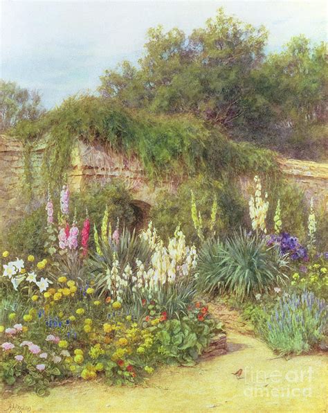 Gertrude Jekyll's Garden Painting by Helen Allingham