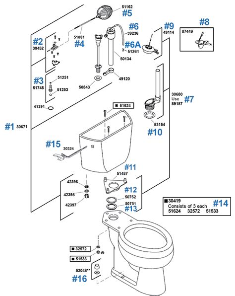 Kohler Toilet Seat Cover Parts - Velcromag