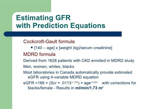 Estimated Gfr Mdrd Equation - Tessshebaylo