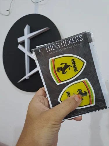 Multicolor Ferrari Logo Sticker at Rs 30/packet in Ranchi | ID ...