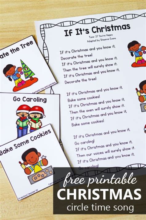 If It's Christmas Preschool Circle Time Song - Fantastic Fun & Learning