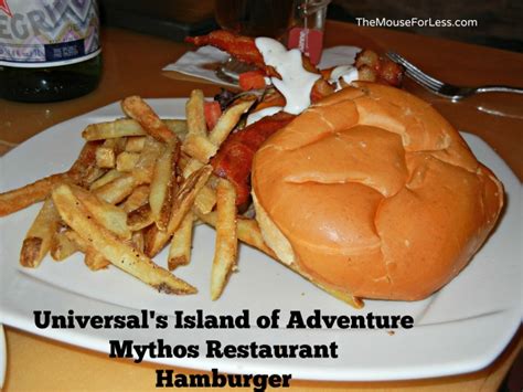 Mythos Restaurant Menu 2024 | Islands of Adventure