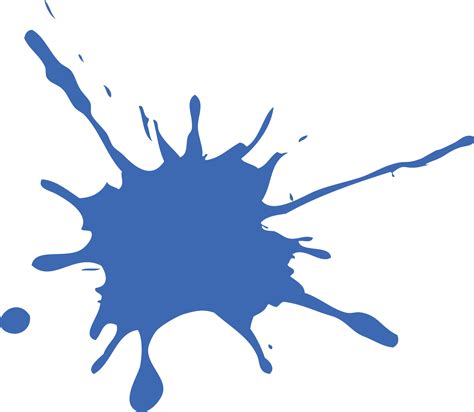 Free Blue Paint Splatter Transparent, Download Free Blue Paint Splatter ...