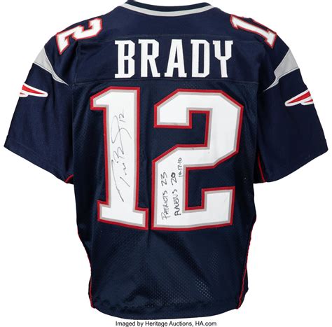 Autographed Tom Brady jerseys attract six-figure bids after retirement ...