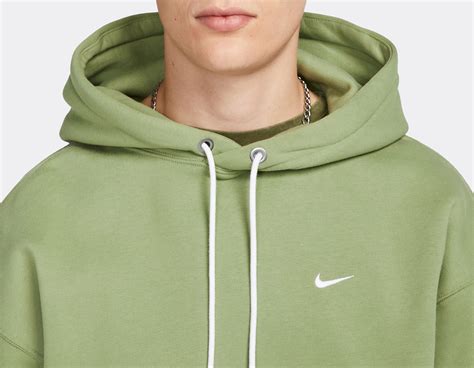 Nike Solo Swoosh Hoodie Oil Green DX1355-386