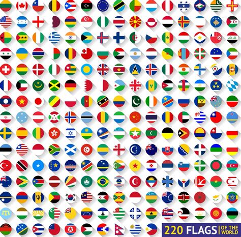 World Flags Vector Free Vector cdr Download - 3axis.co