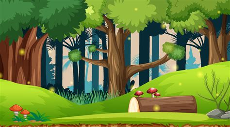 Forest Background Vector Art, Icons, and Graphics for Free Download